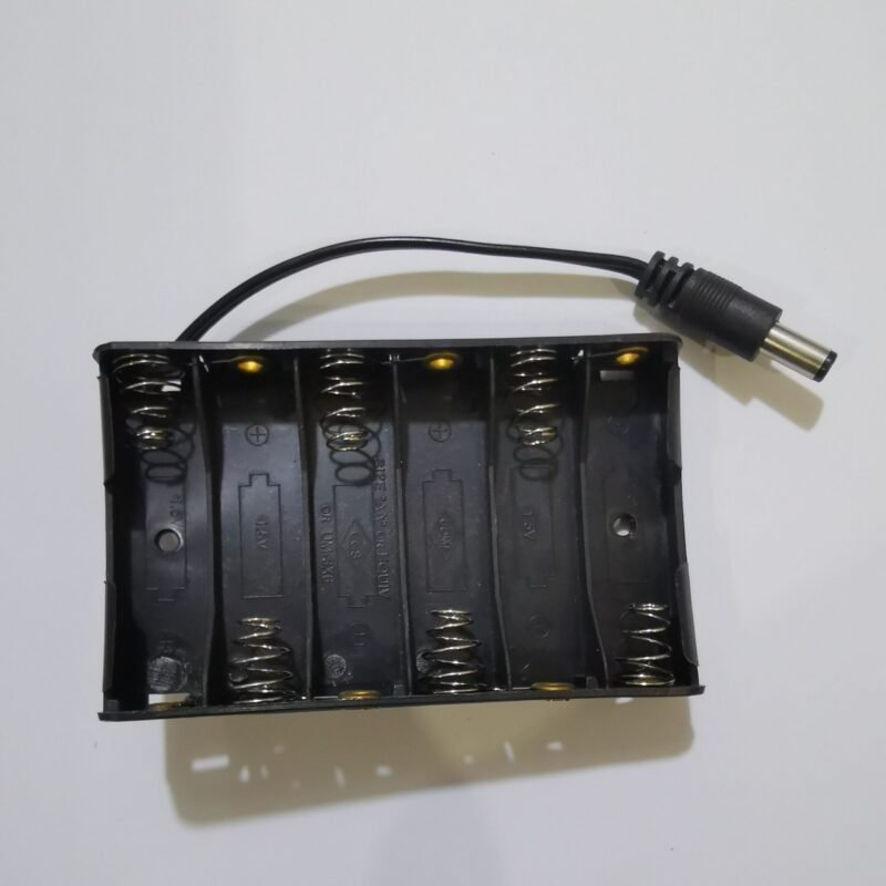 Holder Battery for 6 Battery AA with Plug connector