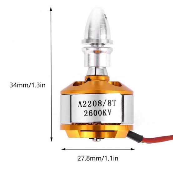 BRUSHLESS MOTOR/A2208/8T 2600KV