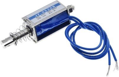 JF-0530B DC 12V Push&Pull Open Frame Electromagnet with a Holding Force of 5N And a Travel Distance of 10Mm Linear Solenoid