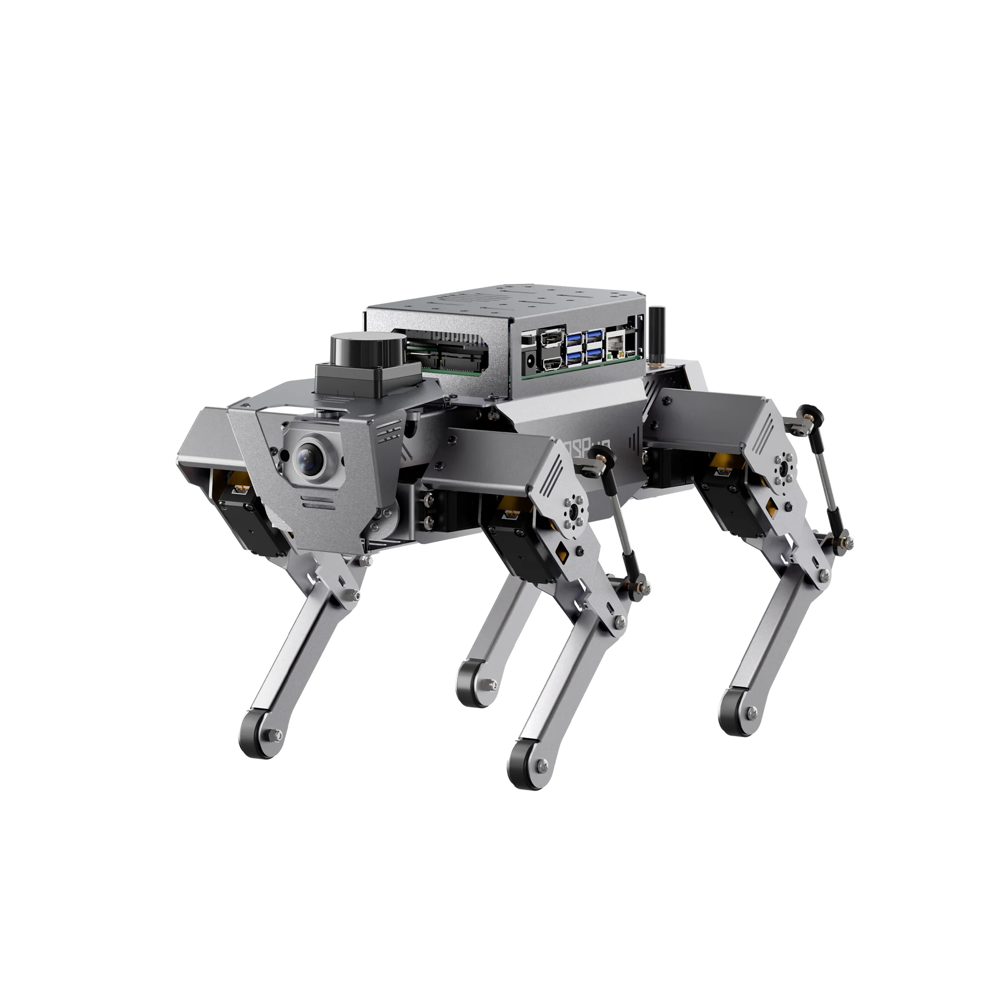 Hiwonder ROSPug Quadruped Bionic Robot Dog Powered by Jetson Nano ROS Open Source Python Programming
