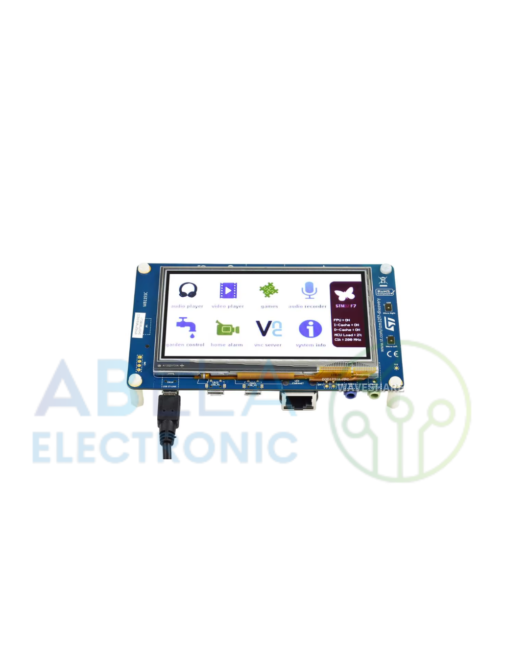 Original STM32 Discovery kit STM32F746G-DISCO/32F746GDISCOVERY, with STM32F746NG MCU& 4.3inch TFT Capacitive Touch LCD Screen