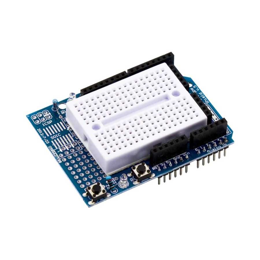 UNO R3 ProtoShield Shield With mini Breadboard