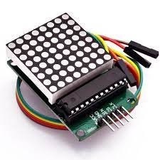 RED LED DOT MATRIX DISPLAY MODULE (MAX7219)