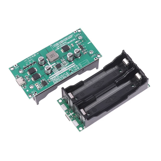 Type-C 15W 3A 18650 Lithium Battery Charger Module DC-DC Step Up Booster Fast Charge UPS Power Supply/Converter 5V